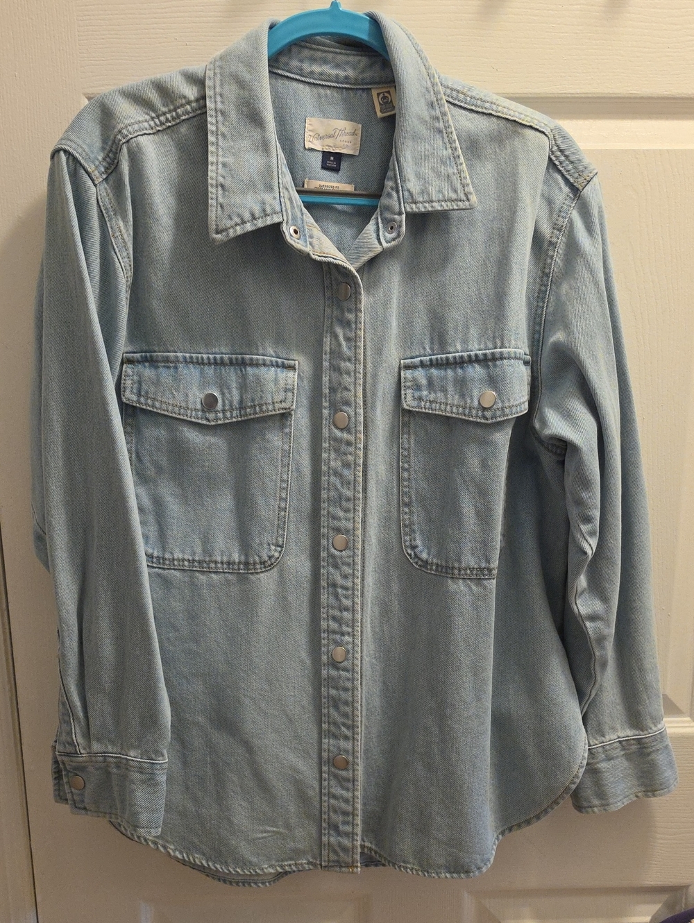 Universal Thread Light Blue Denim Shacket